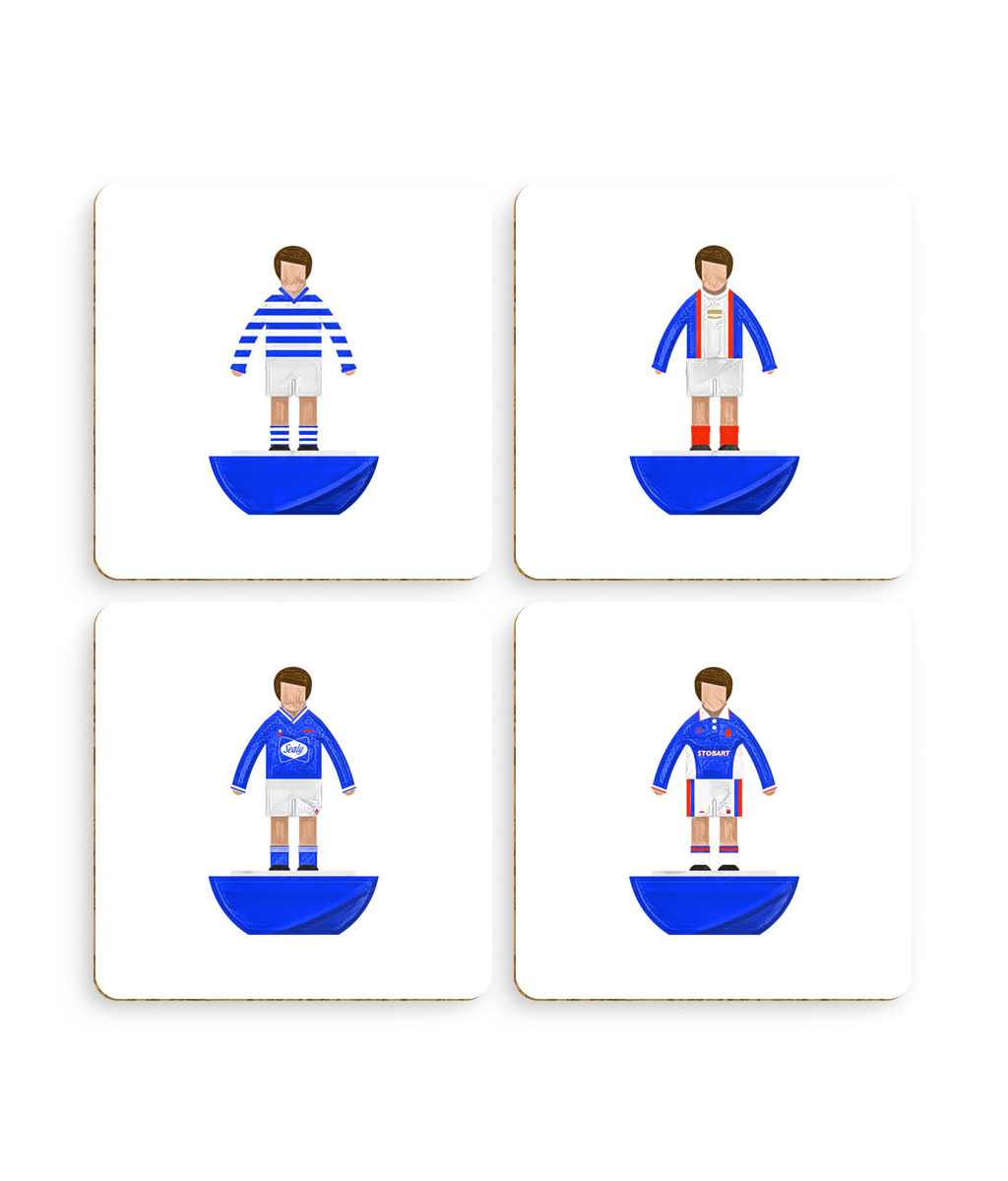 Football Kits 'Carlisle United sketchbook' Coasters