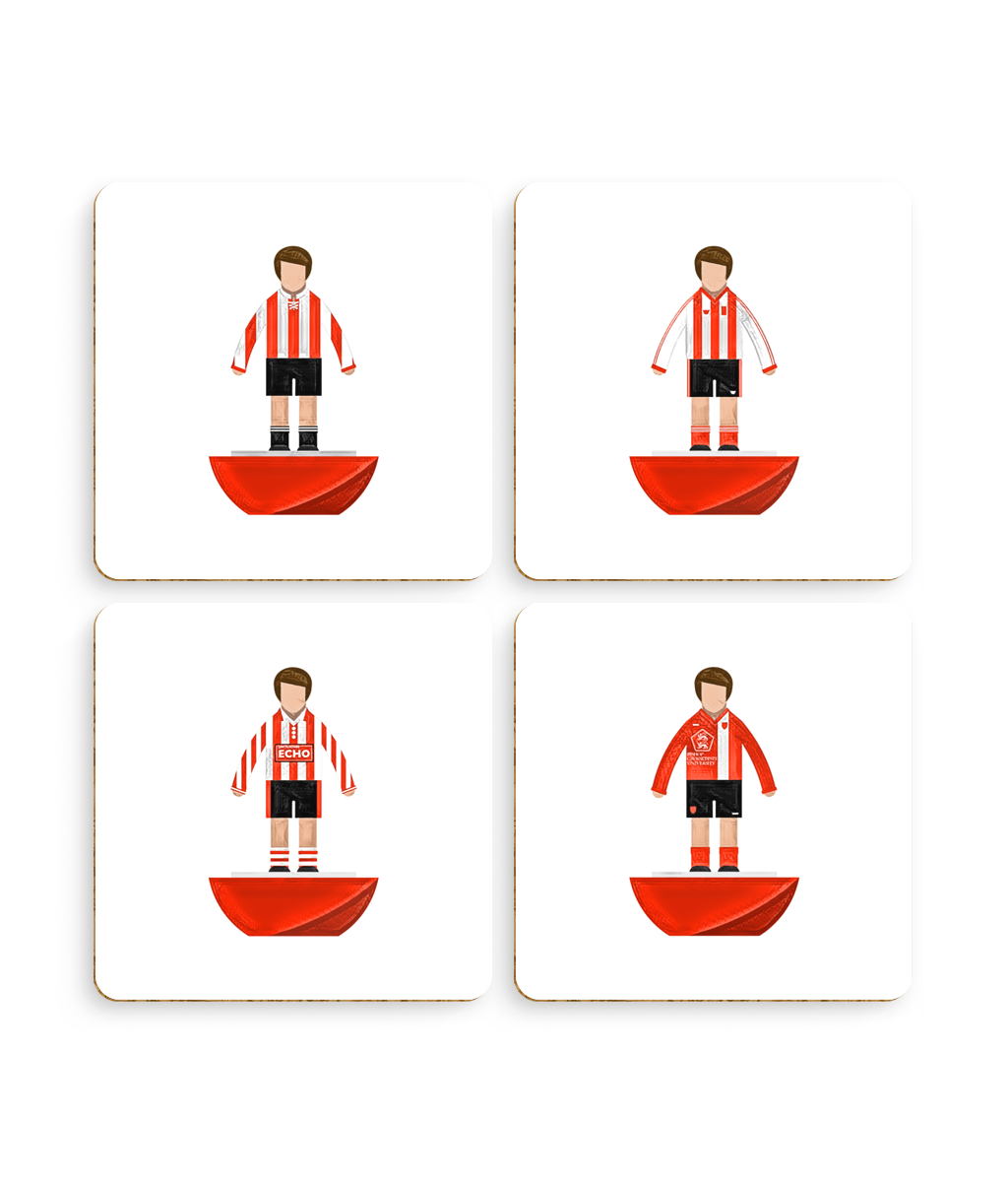 Football Kits 'Lincoln City sketchbook' Coasters