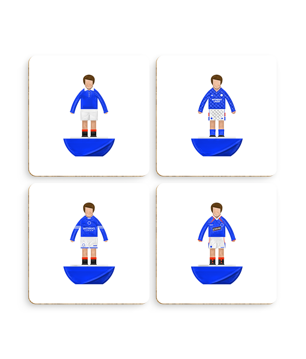 Football Kits 'Rangers sketchbook' Coasters