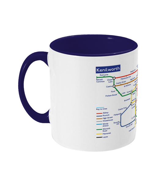 Maps and Signs Tube Map 'Kenilworth' Mug