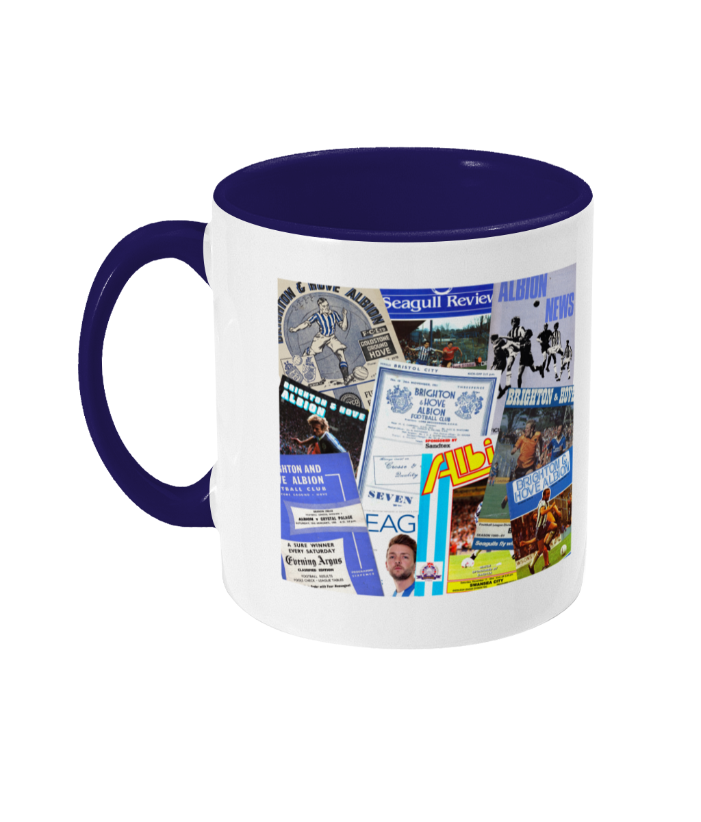 Football Programmes 'Brighton & Hove Albion' Mug