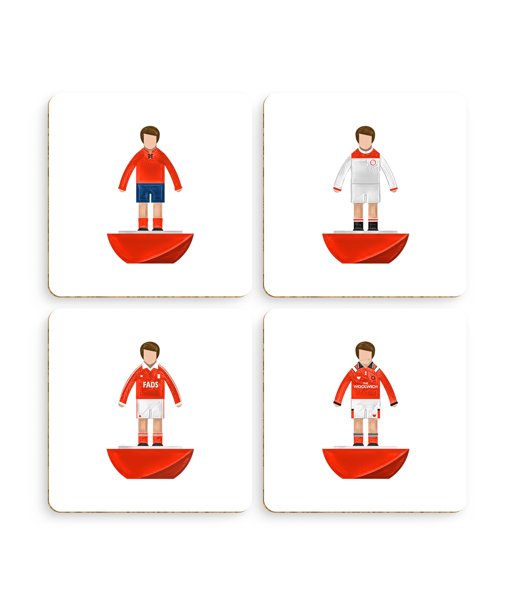 Football Kits 'Charlton Athletic sketchbook' Coasters