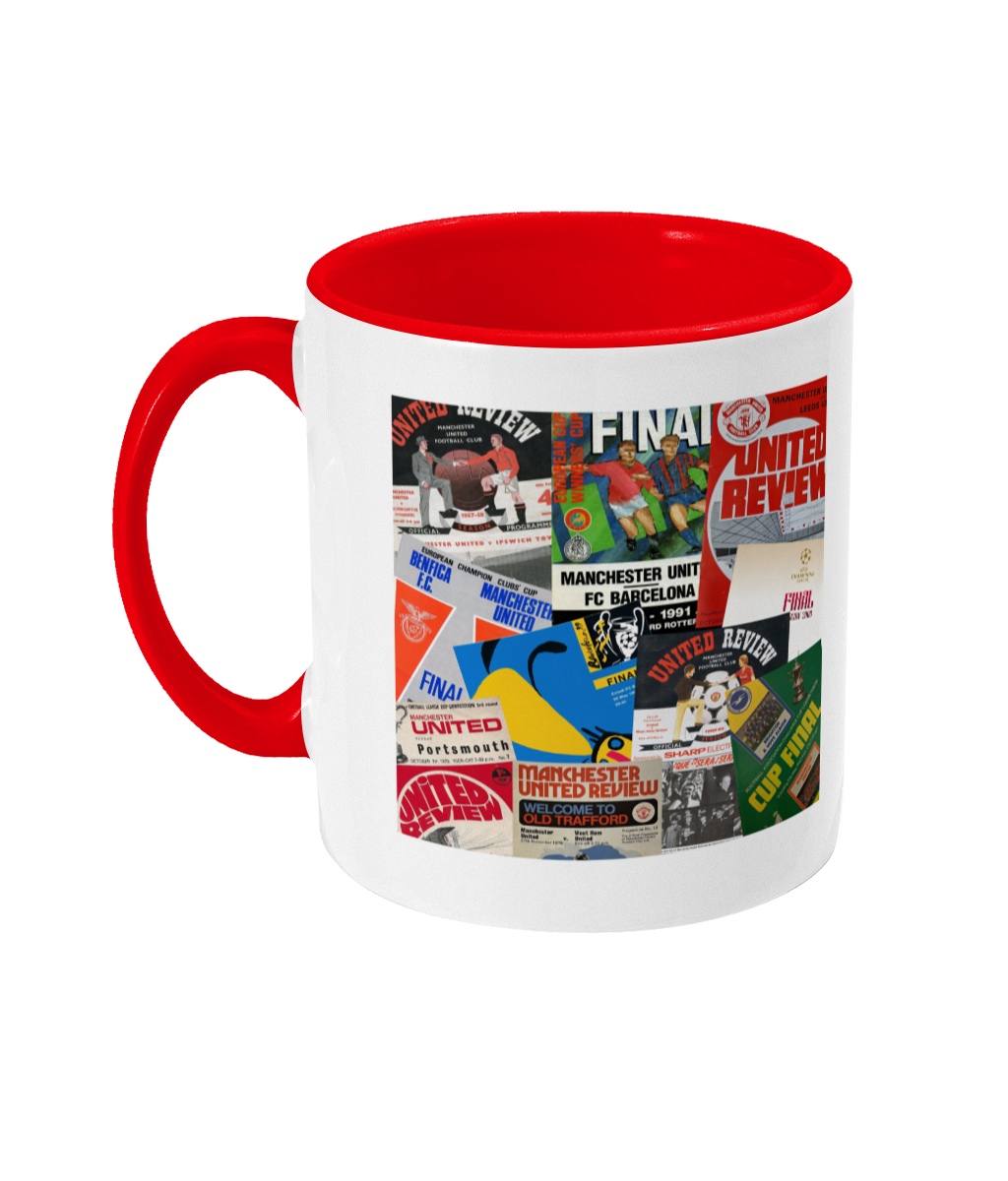 Football Programmes 'Manchester United' Mug