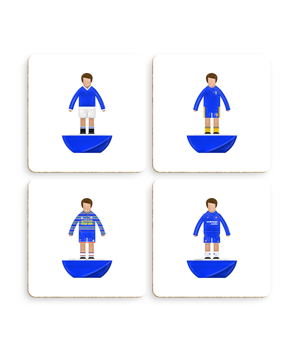 Football Kits 'Chelsea sketchbook' Coasters