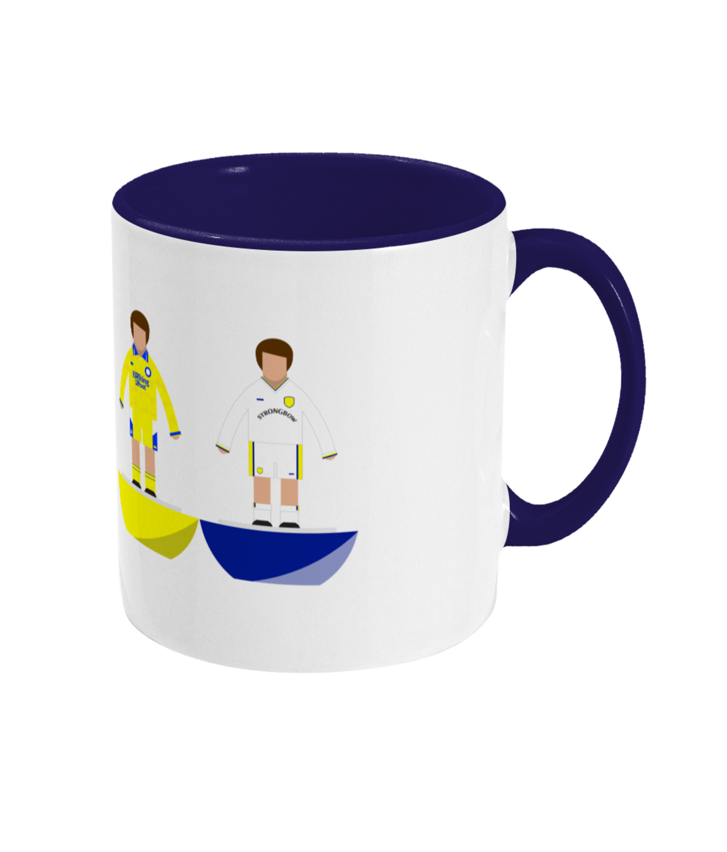 Football Kits 'Leeds combined' Mug