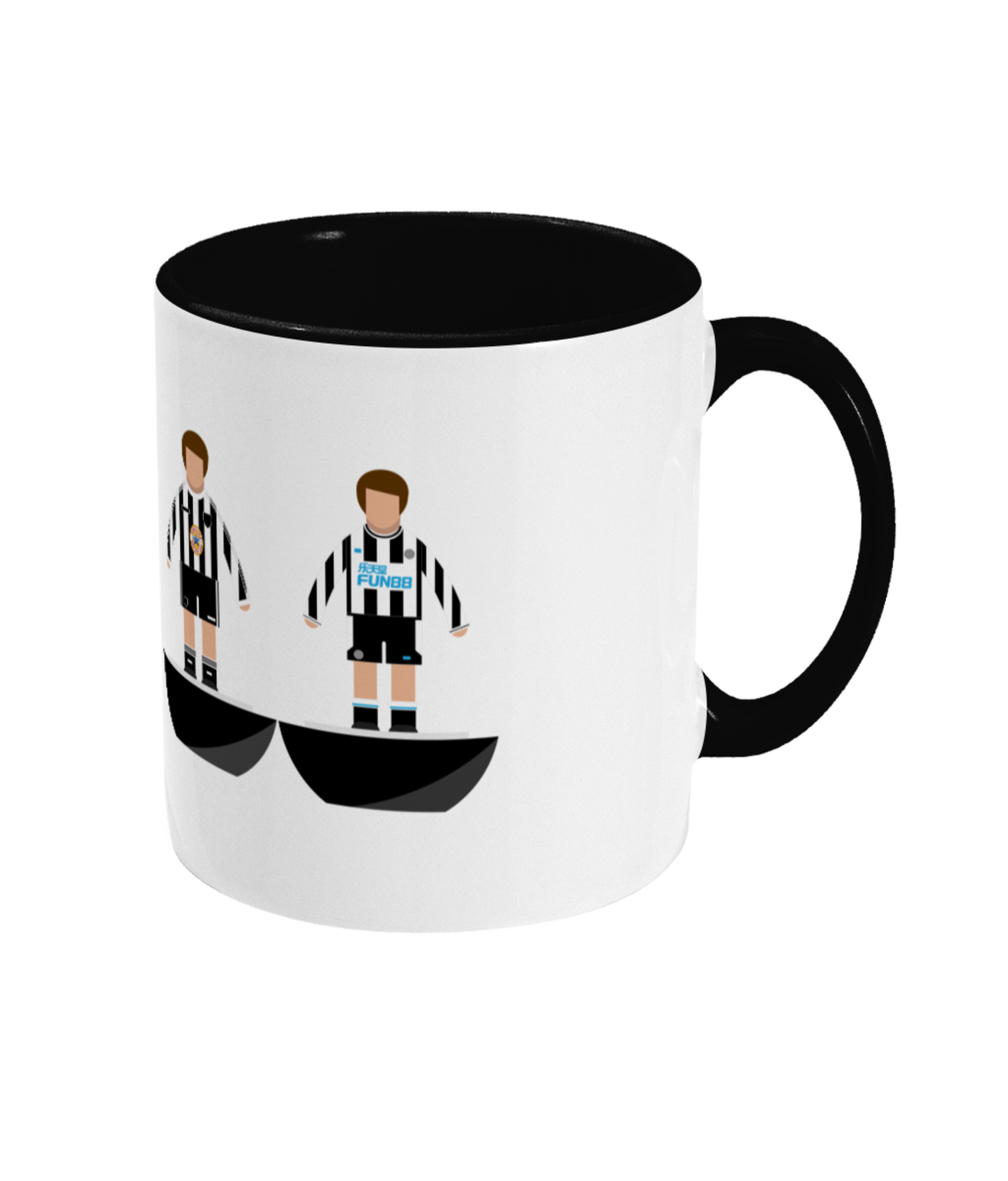 Football Kits 'Newcastle combined' Mug