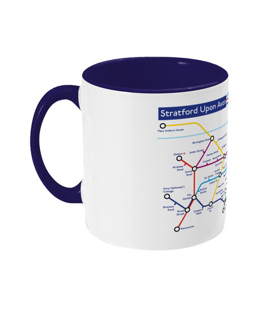 Maps and Signs Tube Map 'Stratford Upon Avon' Mug